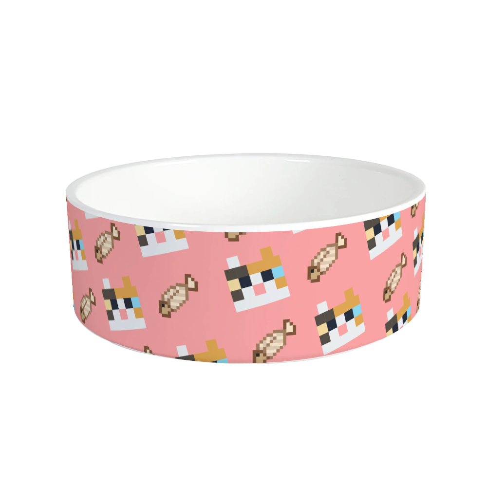 Alternative view of Minecraft Tamed Cat Pet Bowl