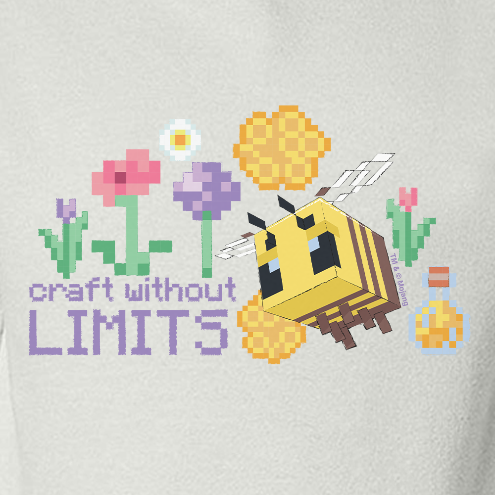 Alternative view of Minecraft Craft Without Limits Kids Pullover Hoodie