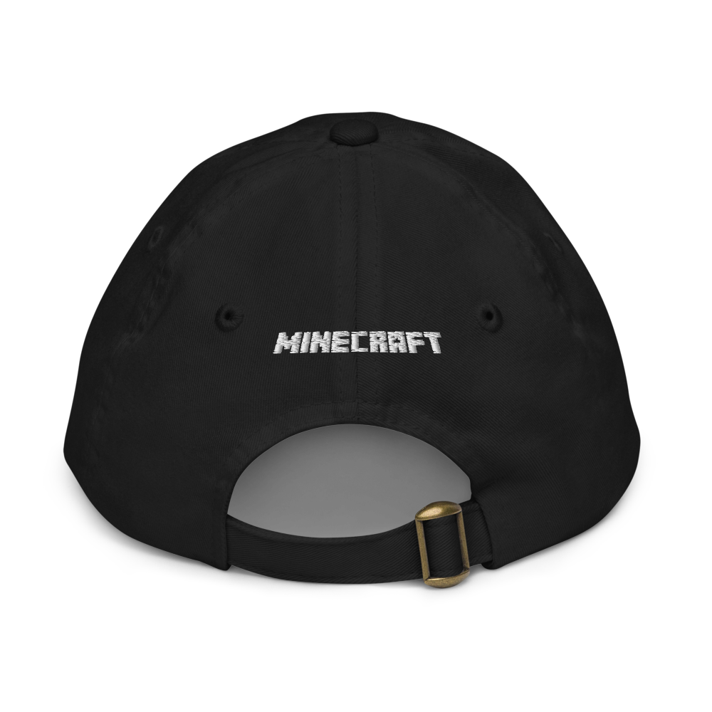 Alternative view of Minecraft Enderman Youth Baseball Hat