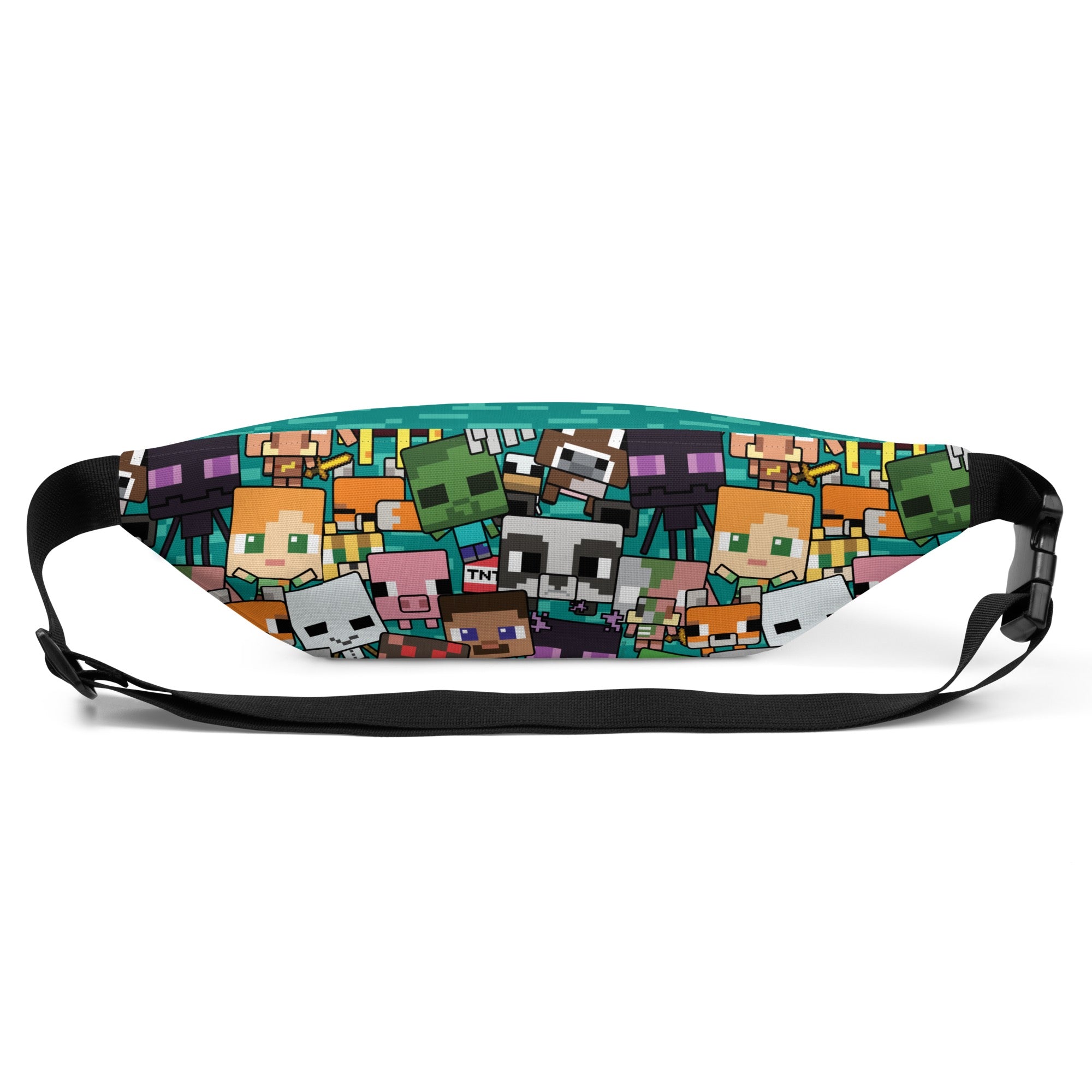 Minecraft Chibi Character Pattern Fanny Pack