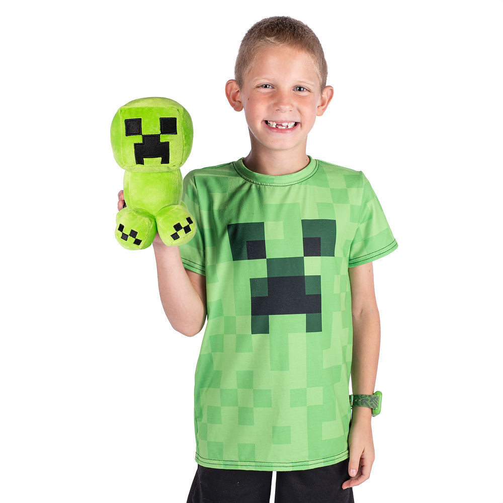 Alternative view of Minecraft Creeper Plush - 8 Inches - Mattel