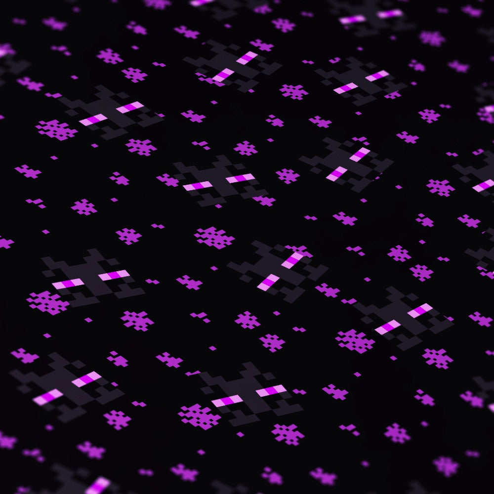 Alternative view of Minecraft Enderman Gift Wrap