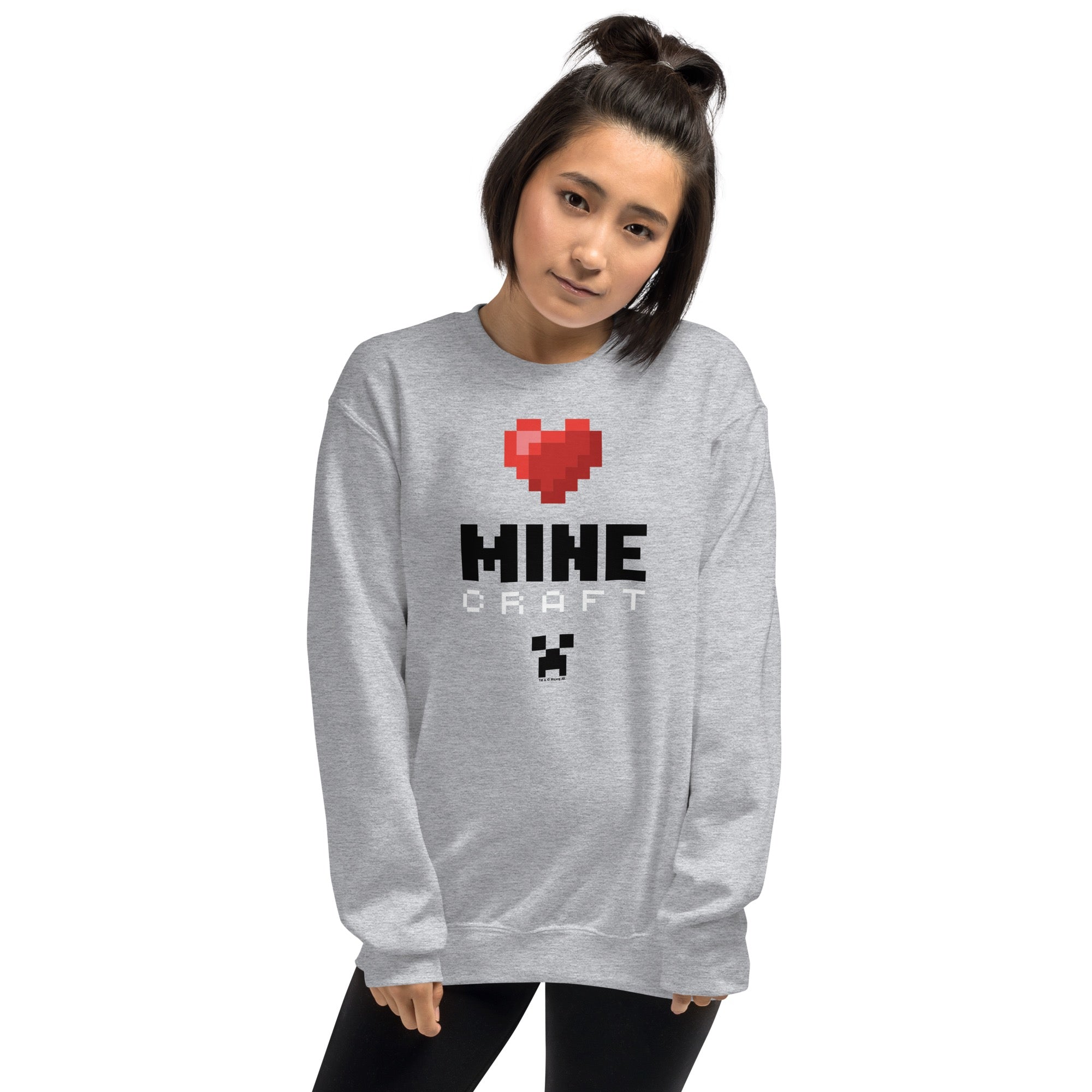 Minecraft Heart Sweatshirt - Image 4