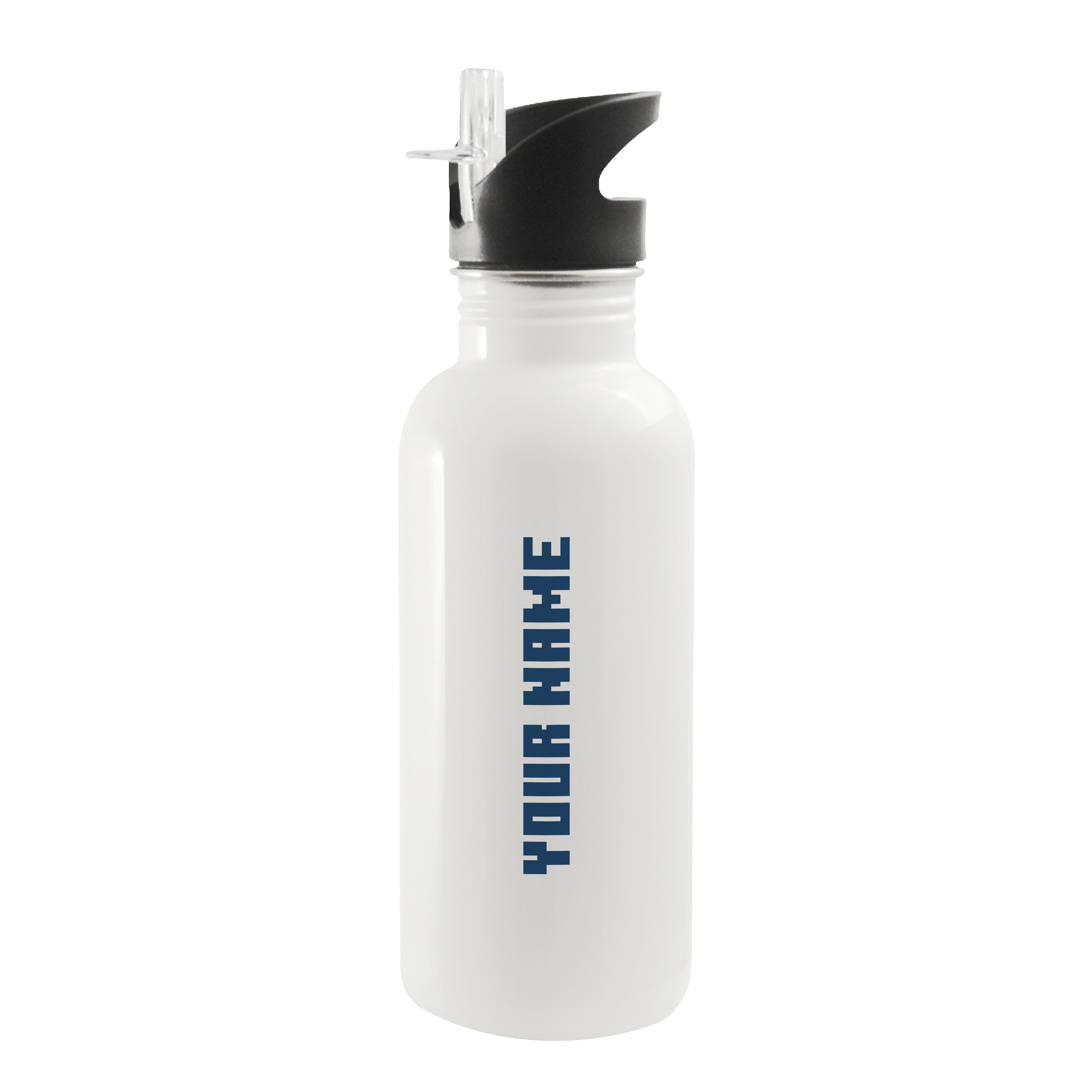 Alternative view of Minecraft Never Ending Adventure Personalized 20 oz Screw Top Water Bottle