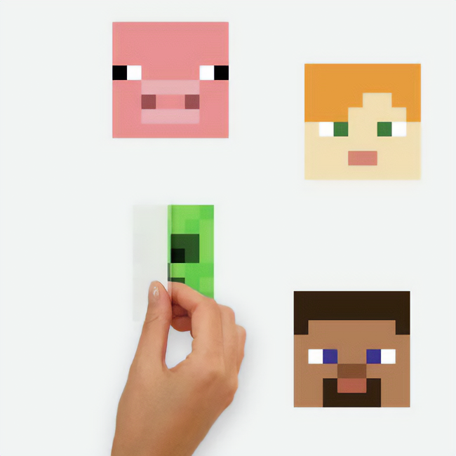 Minecraft Peel and Stick Wall Decals - Image 4