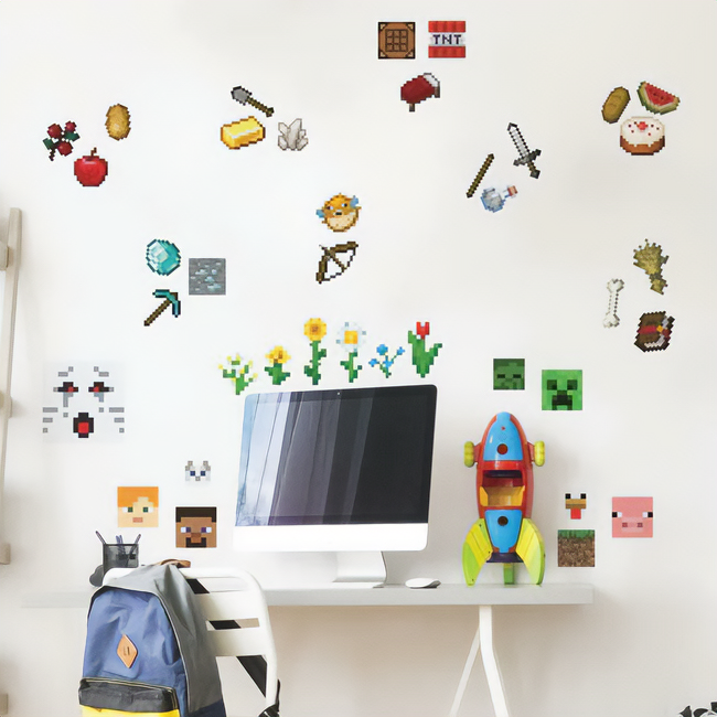 Minecraft Peel and Stick Wall Decals - Image 3