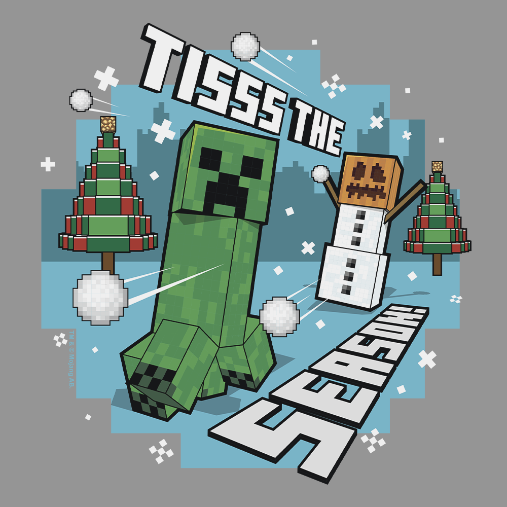 Alternative view of Minecraft Tis The Season Kids Short Sleeve T-Shirt