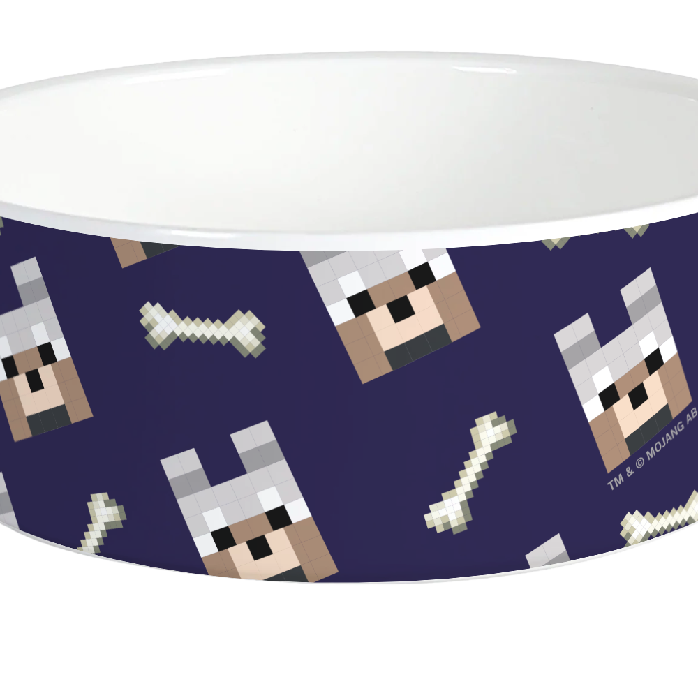 Alternative view of Minecraft Tamed Wolf Pet Bowl
