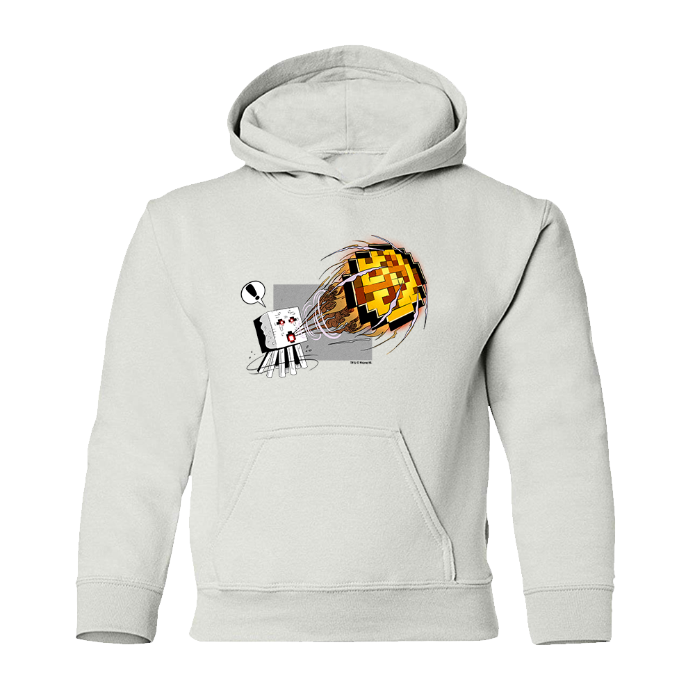 Minecraft Ghast Kids Pullover Hoodie - Image 3