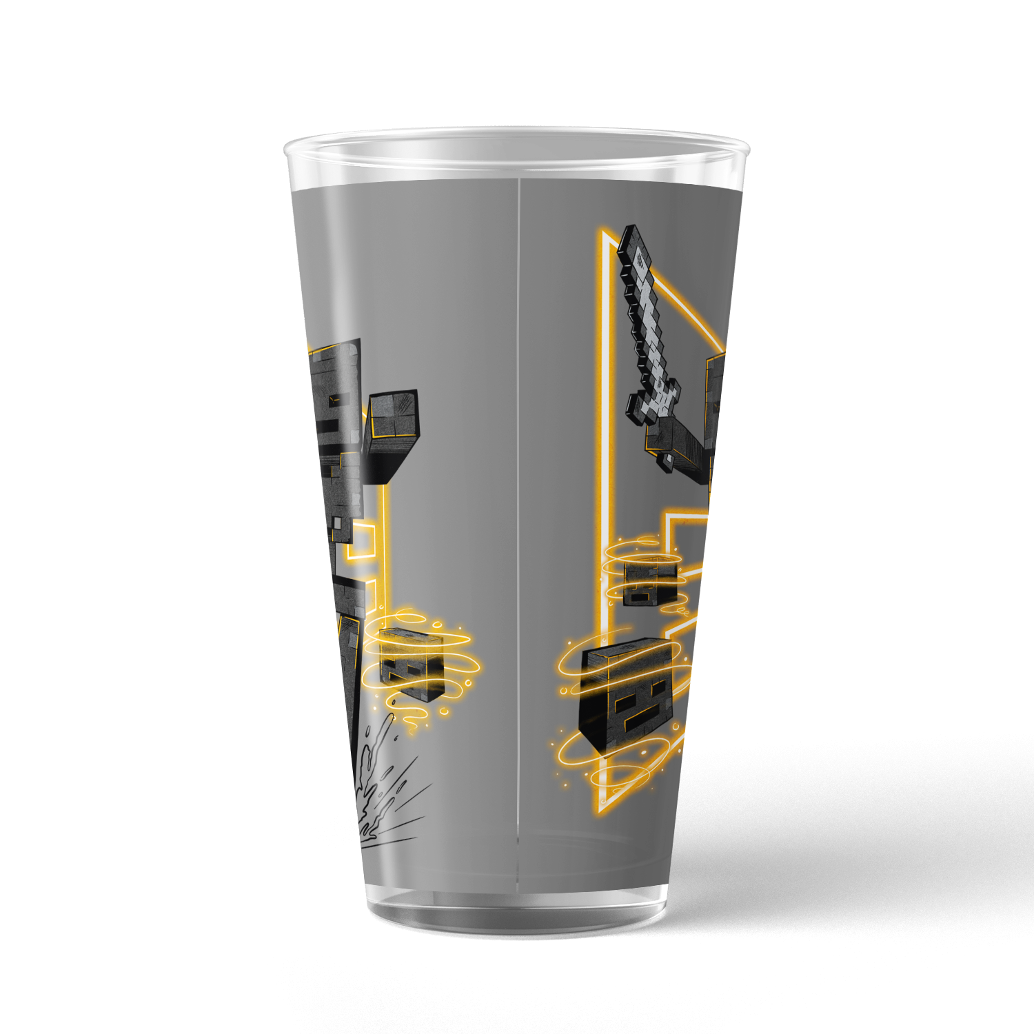 Minecraft Wither Skeleton 17 oz Pint Glass - Image 3