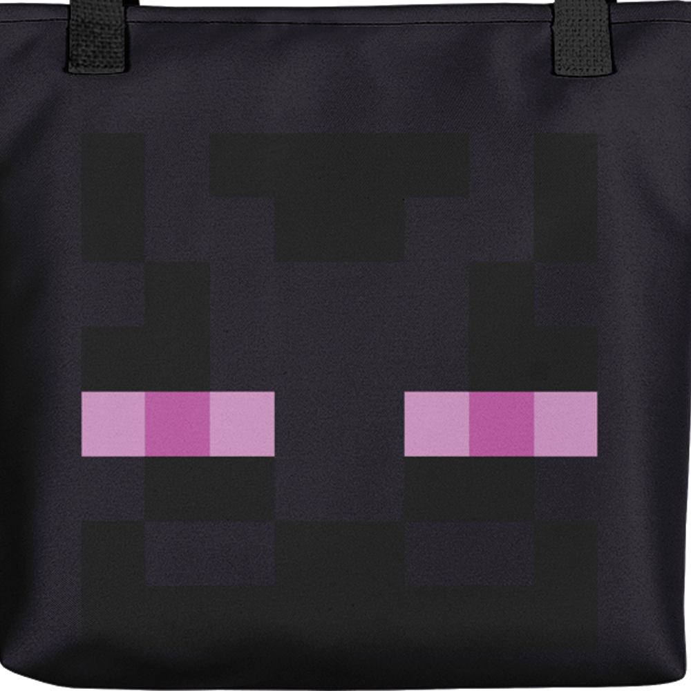Minecraft Enderman Eyes Premium Tote Bag - Image 3