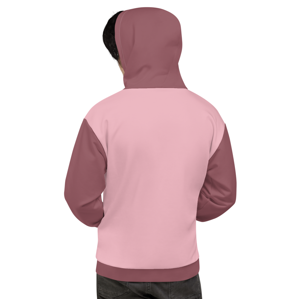 Alternative view of Minecraft Pig Face Adult Pullover Hoodie