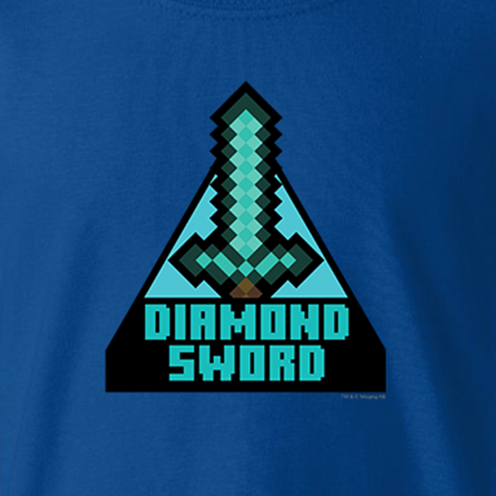 Alternative view of Minecraft Diamond Sword Kids Short Sleeve T-Shirt
