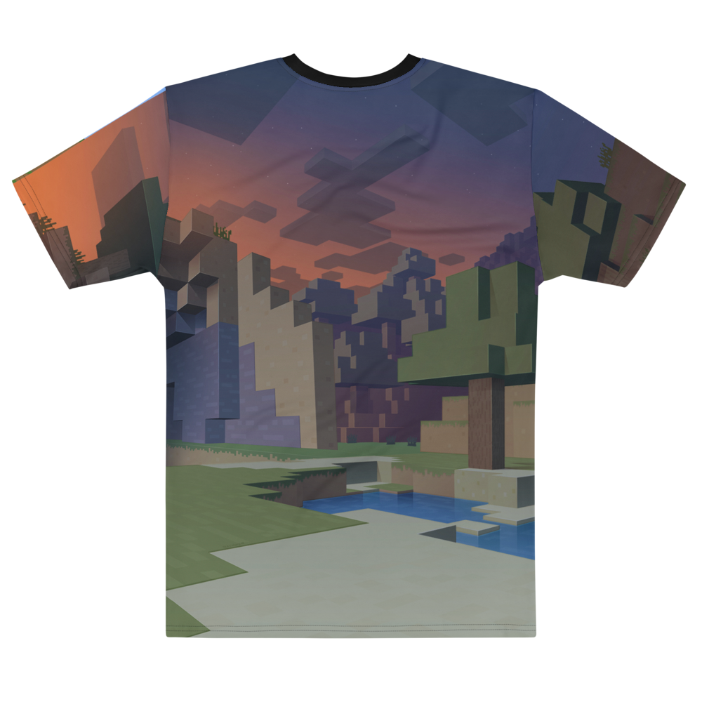 Alternative view of Minecraft Day to Night Unisex Short Sleeve T-Shirt