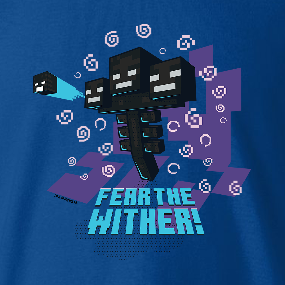 Alternative view of Minecraft Jolly Mobs Fear the Wither Kids Short Sleeve T-Shirt