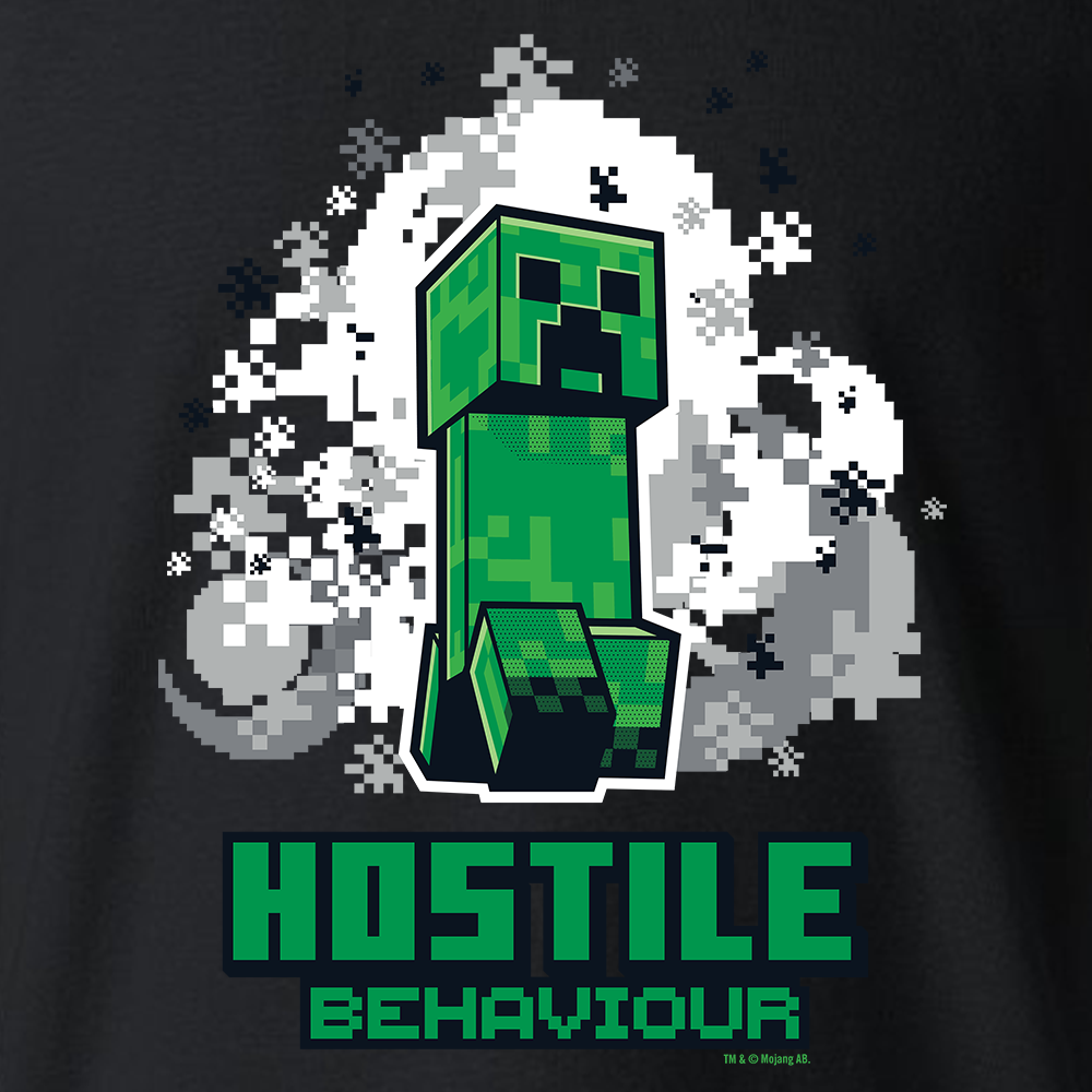 Alternative view of Minecraft Jolly Mobs Hostile Behavior Kids Short Sleeve T-Shirt
