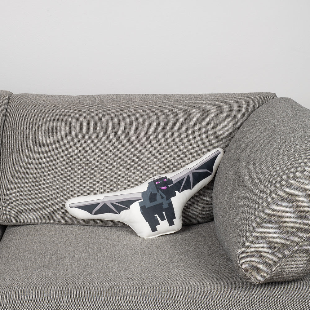 Alternative view of Minecraft Ender Dragon Pillow