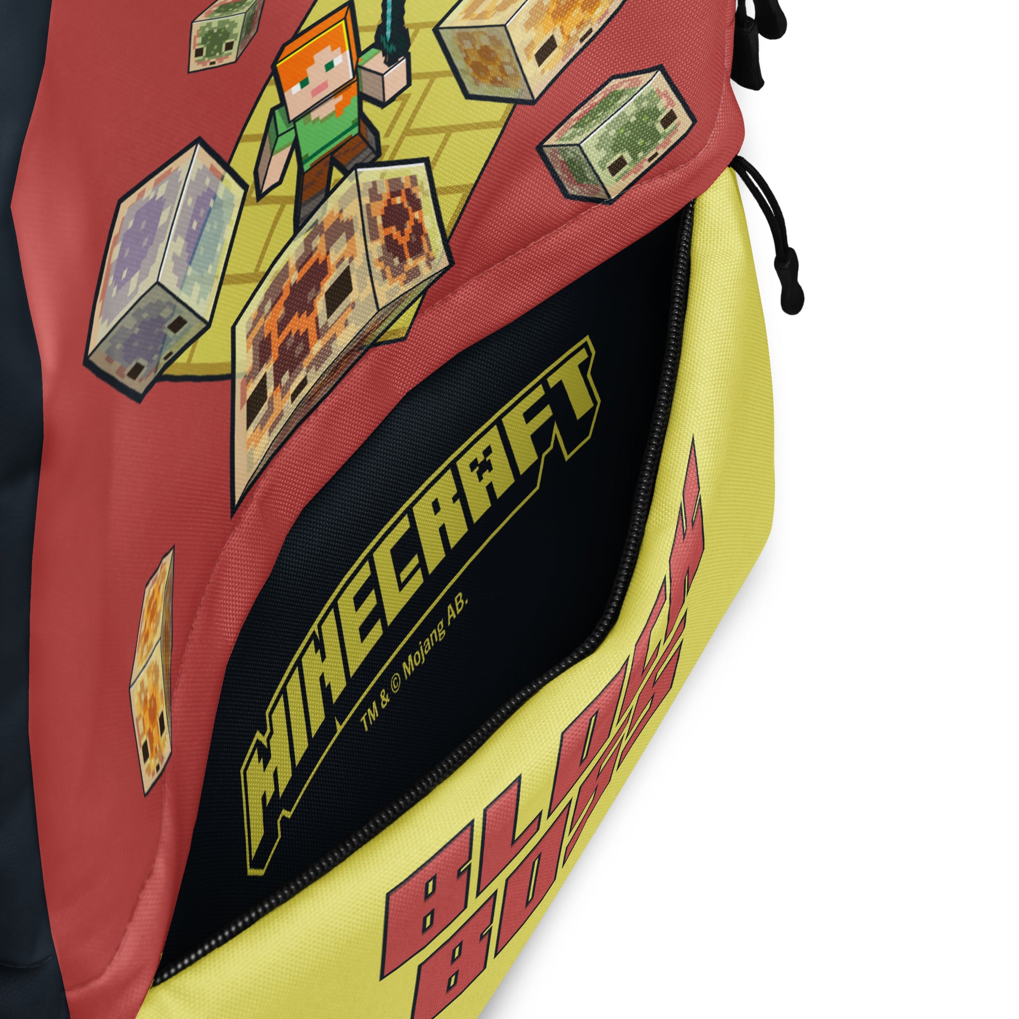 Alternative view of Minecraft Backpack Block Boss
