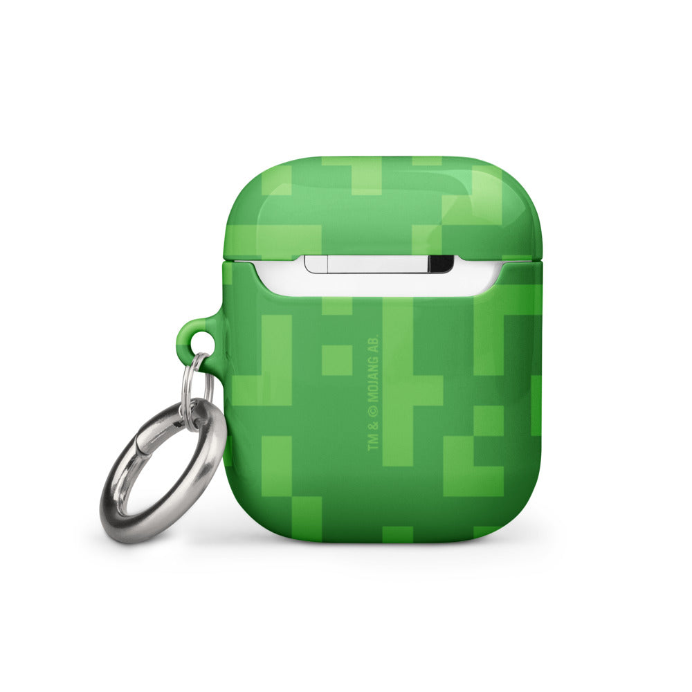 Alternative view of Minecraft Creeper Big Face Airpod Case