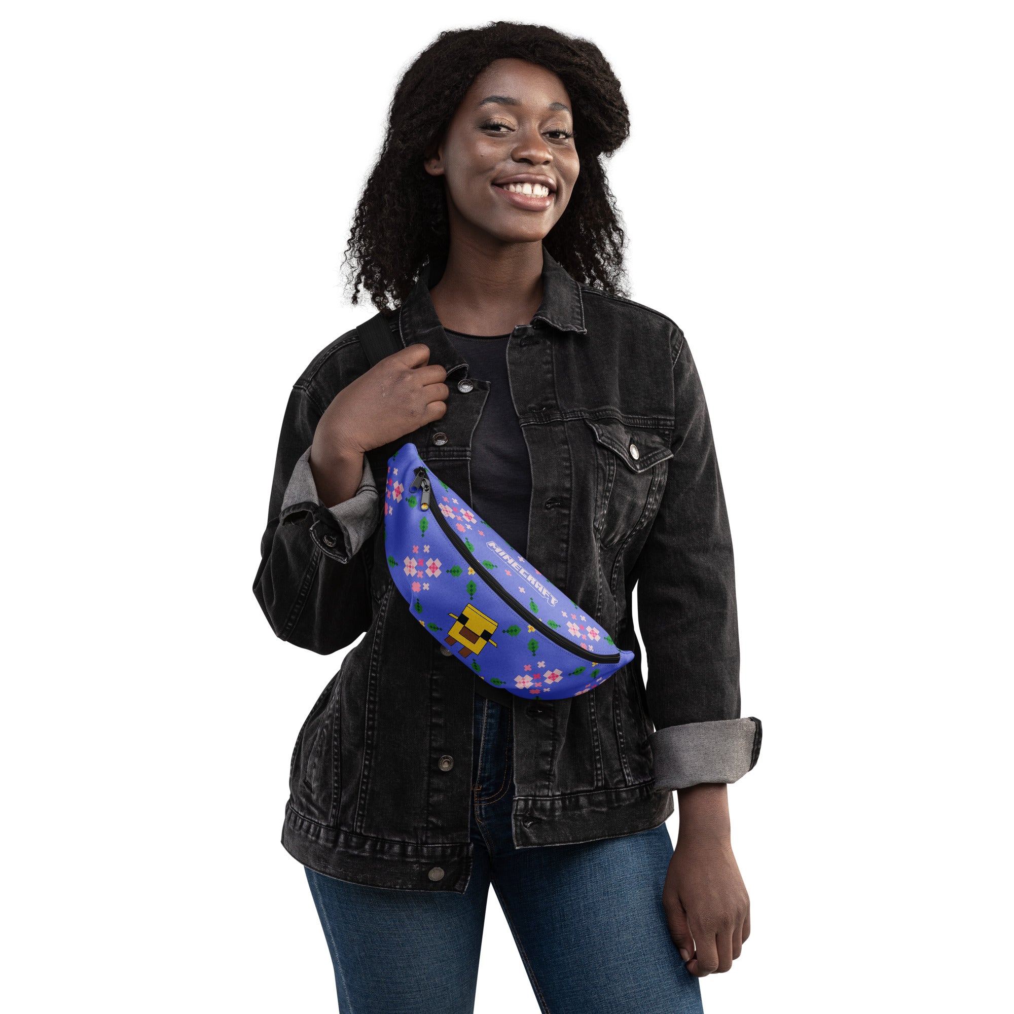 Alternative view of Minecraft Fanny Pack Little Chicken