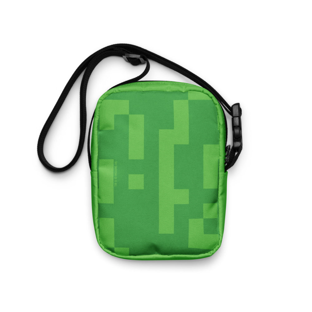 Alternative view of Minecraft Creeper Big Face Crossbody Bag