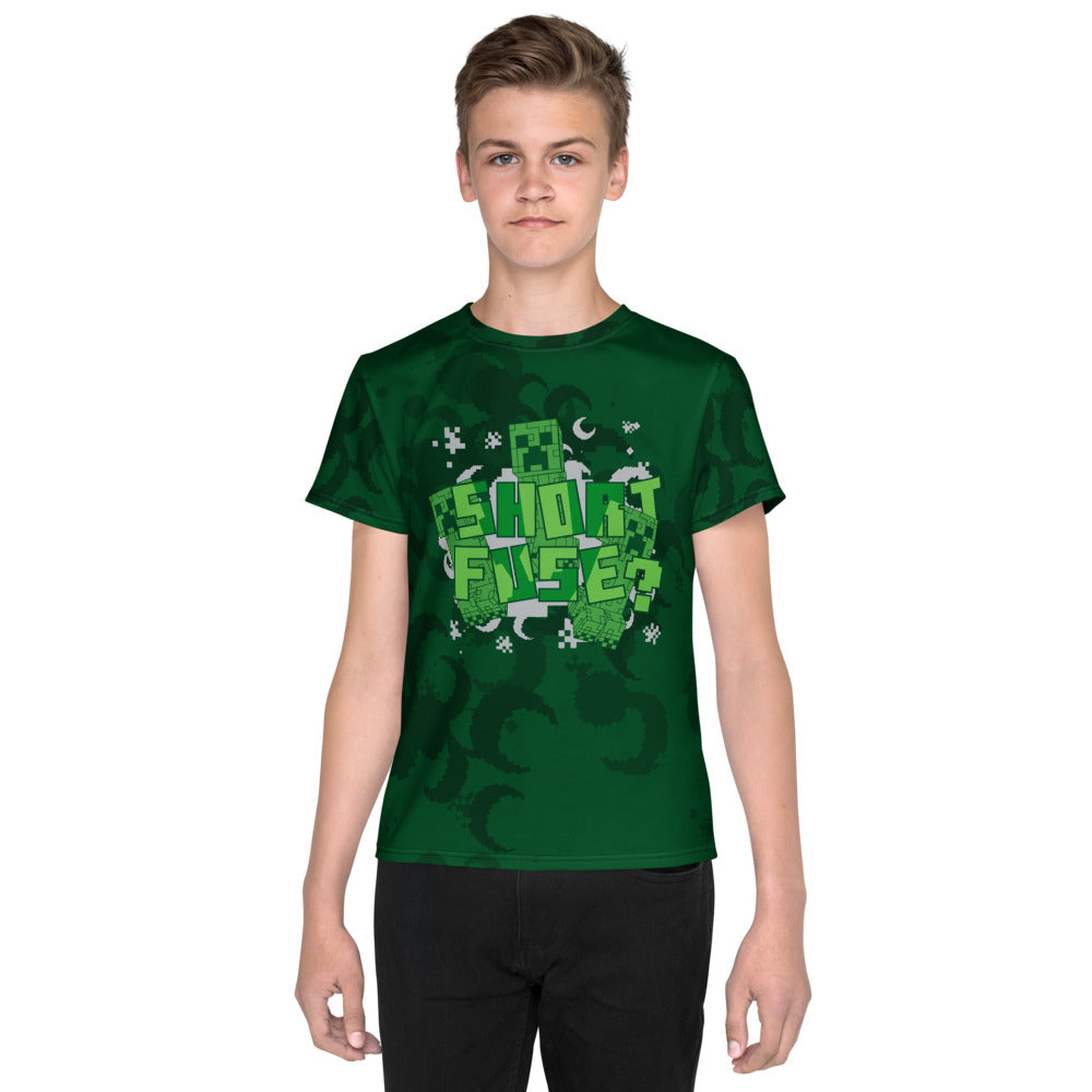 Alternative view of Minecraft Short Fuse? Youth T-Shirt