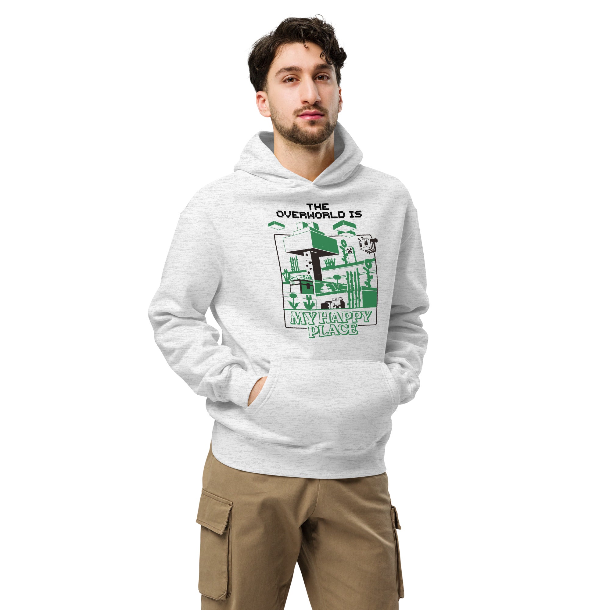 Alternative view of Minecraft Oversized Hoodie My Happy Place