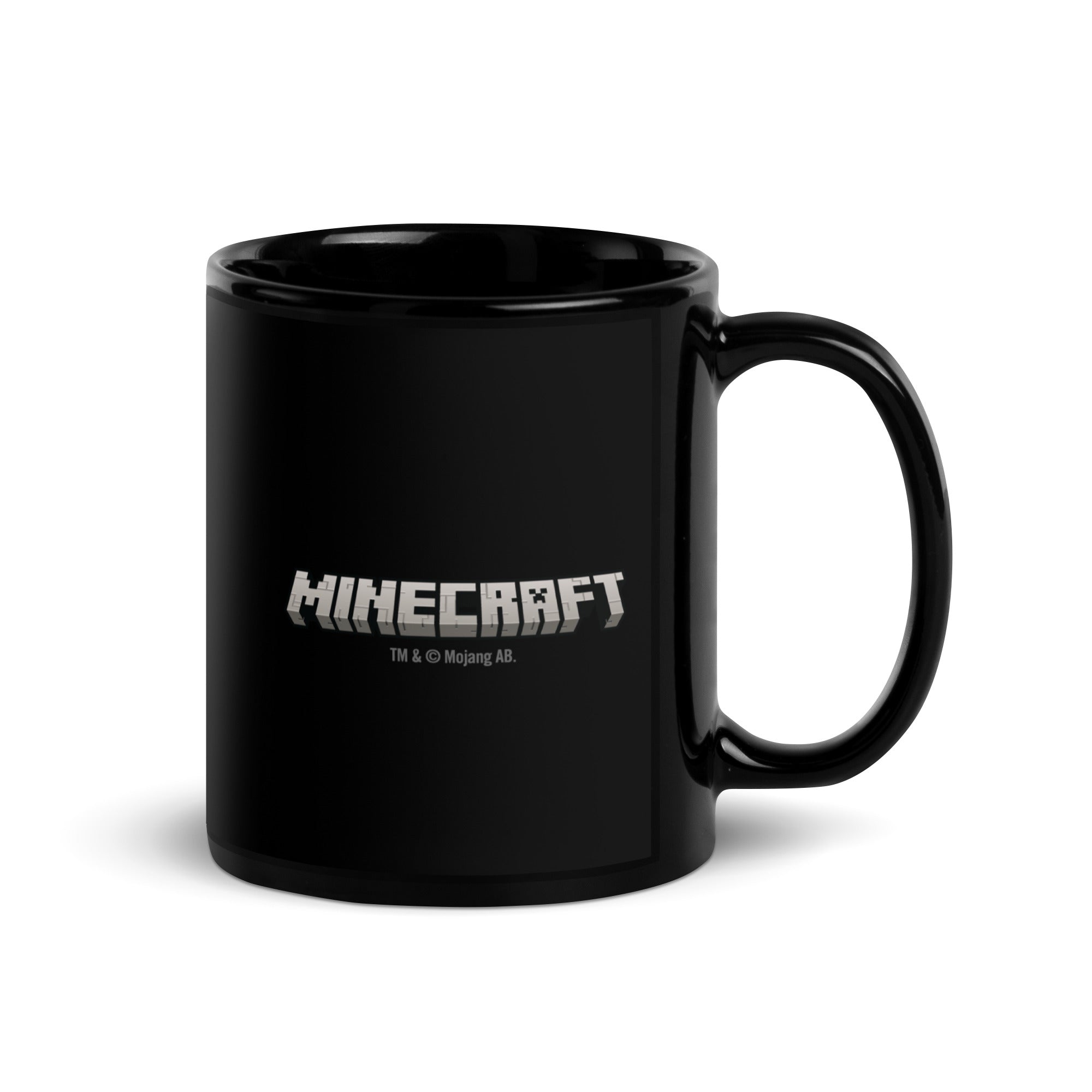 Alternative view of Minecraft Personalized Photo Black Mug Survival Mode