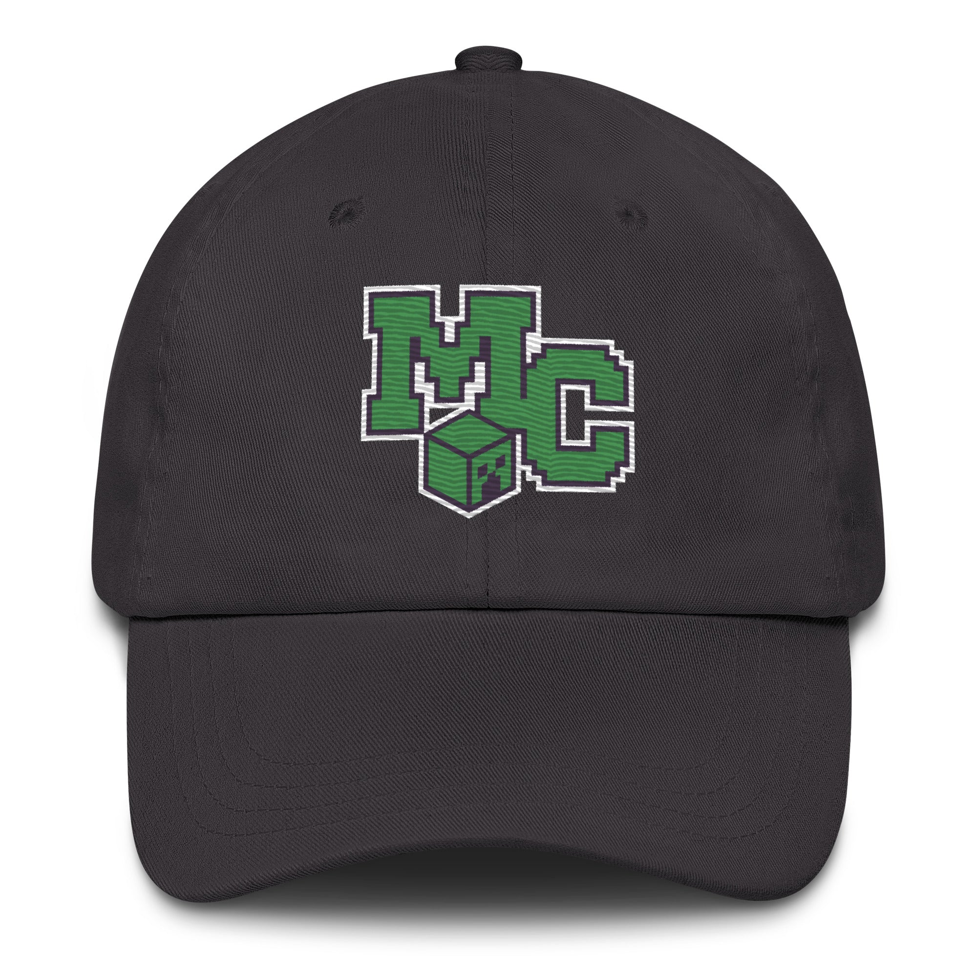 Minecraft Embroidered Dad Hat Pixelated Logo