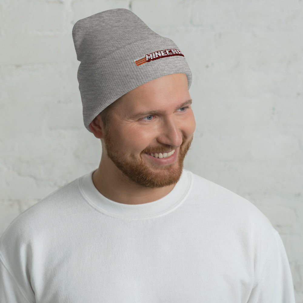 Alternative view of Minecraft Camping Beanie