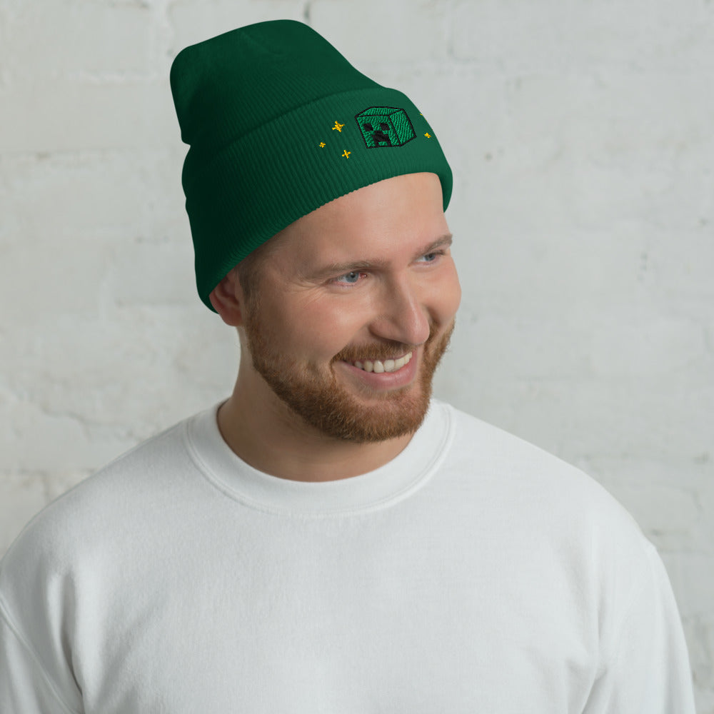 Minecraft Seasons Greetings Cuffed Beanie - Image 8