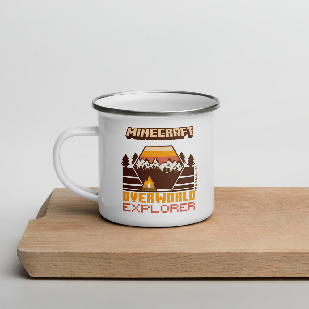 Minecraft Overworld Explorer Enamel Campfire Mug - Image 4