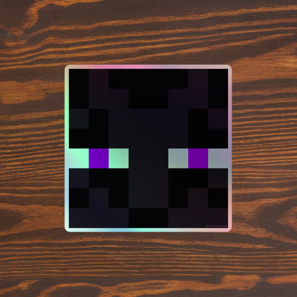 Minecraft Enderman Holographic Sticker - Image 14