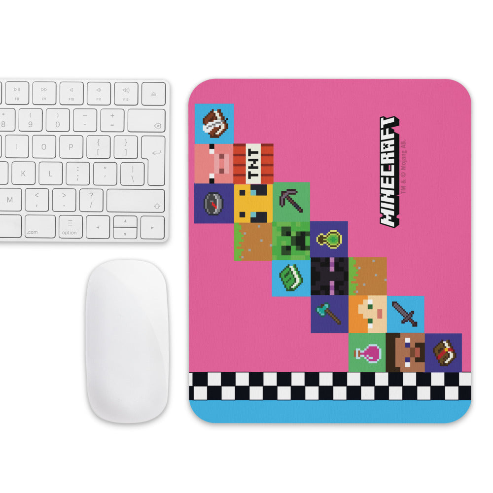 Alternative view of Minecraft Colorblock Mouse Pad