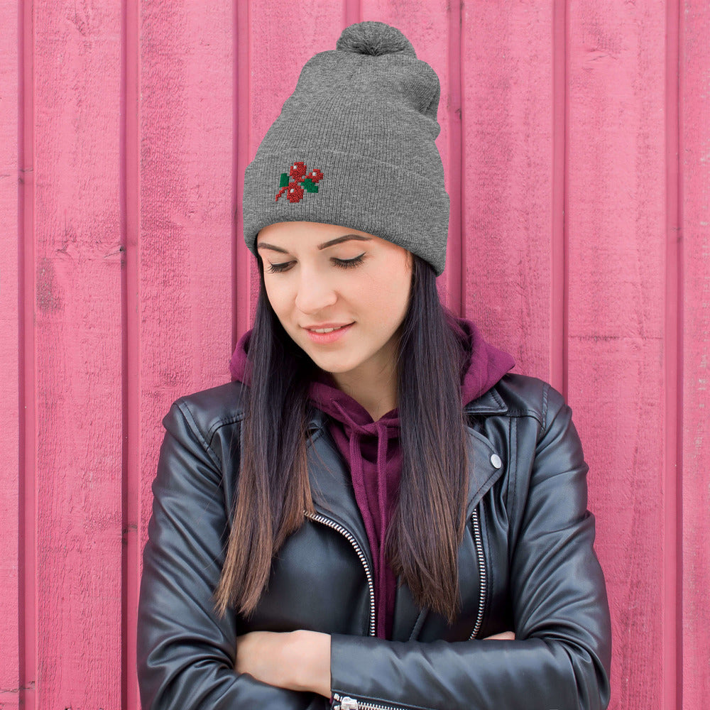 Alternative view of Minecraft Holly Pom Beanie