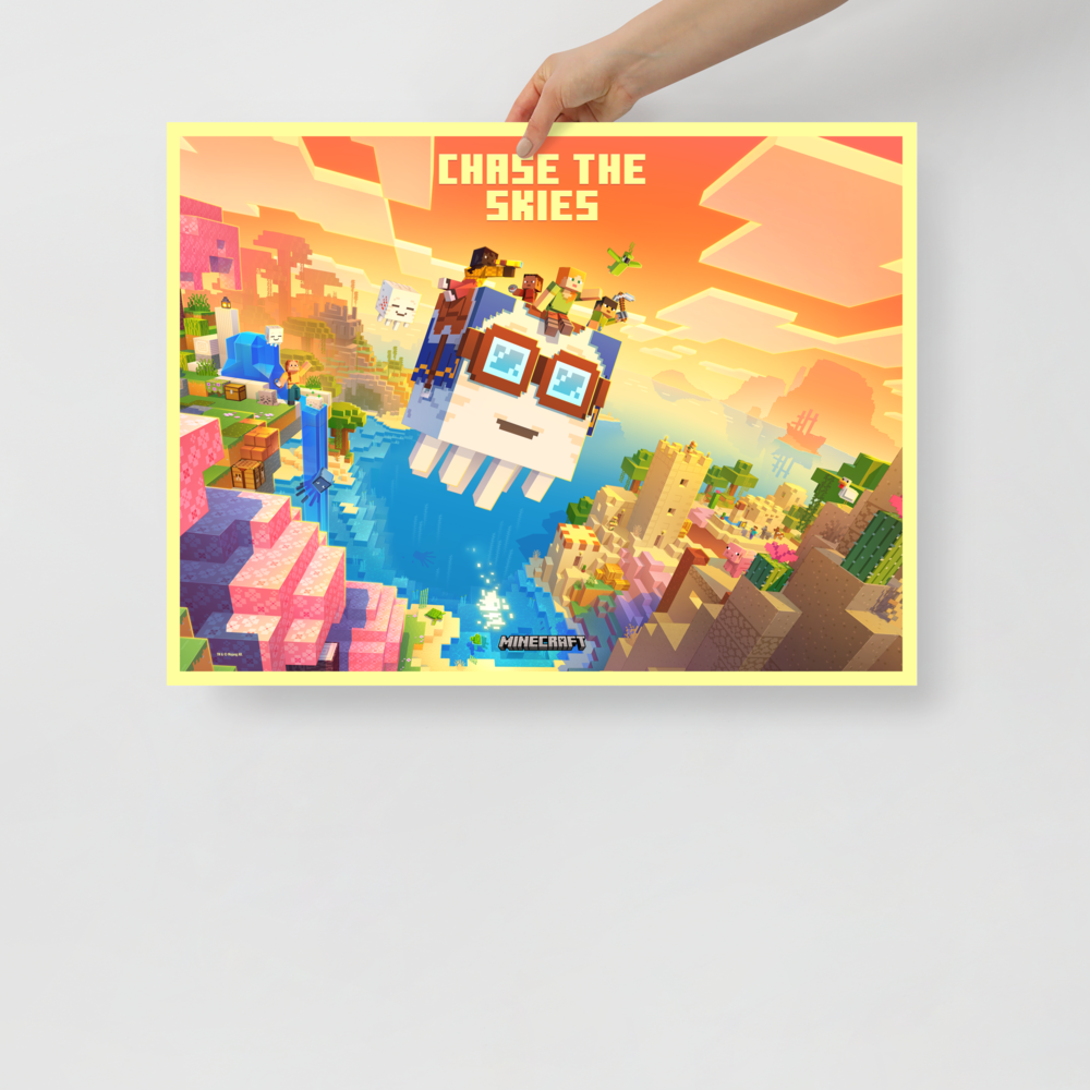 Minecraft Chase The Skies Premium Poster - Image 3