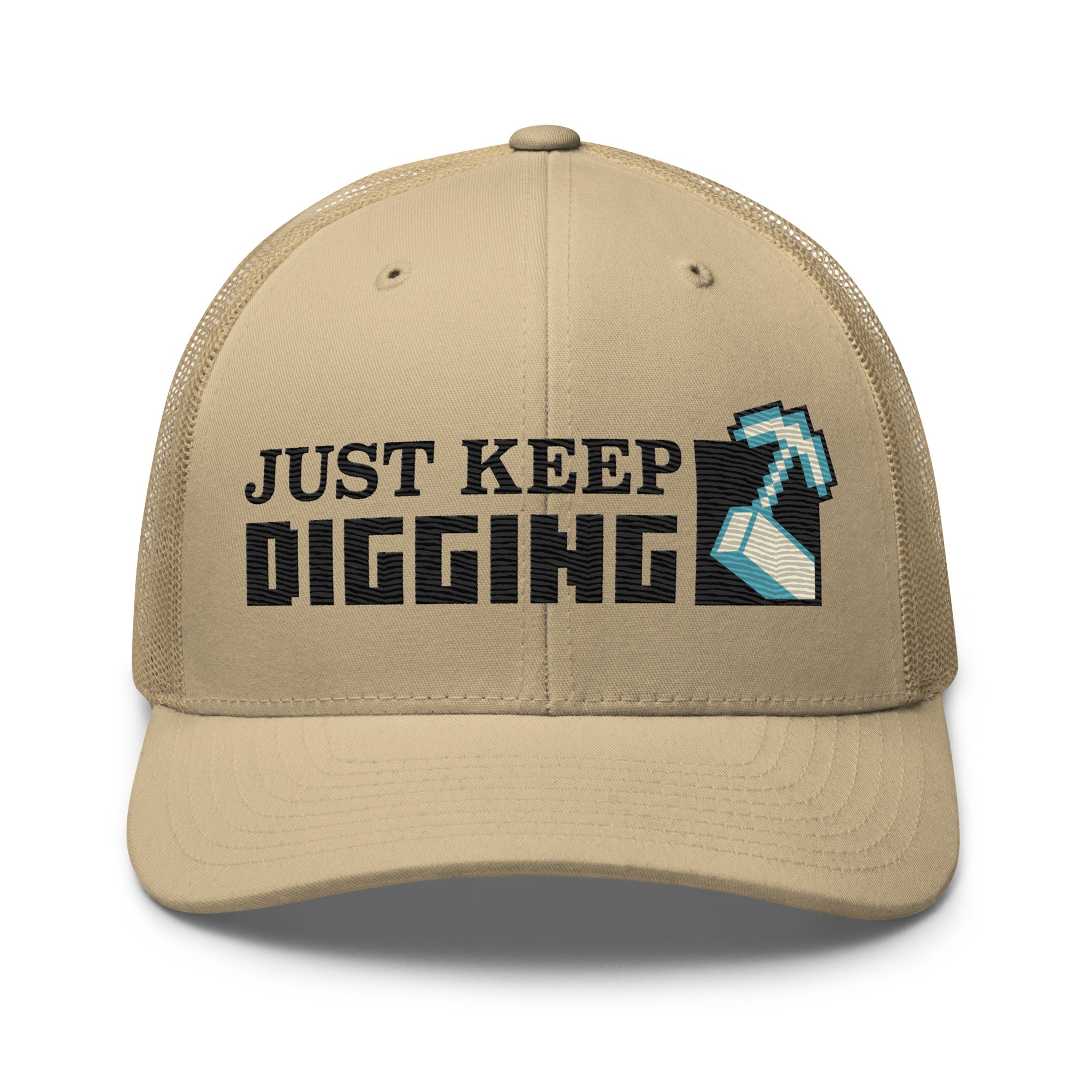 Minecraft Embroidered Trucker Hat Just Keep Digging - Image 5