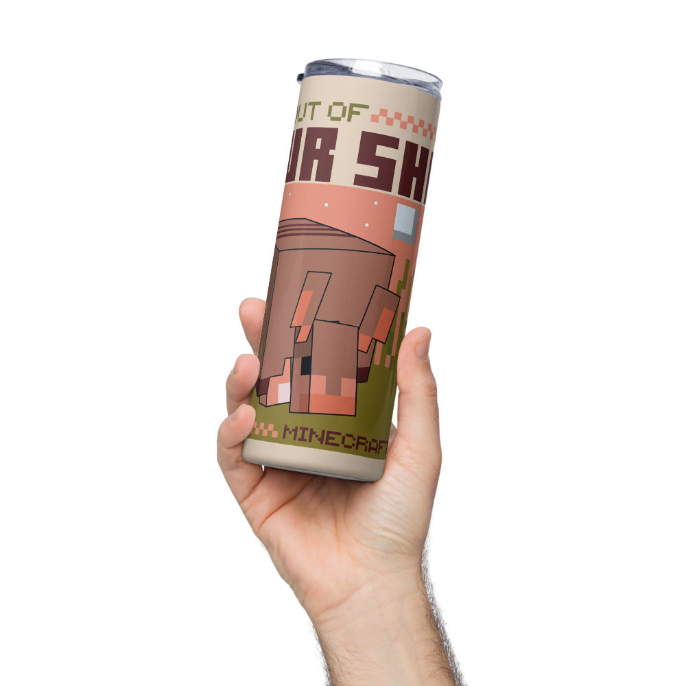 Alternative view of Minecraft Come Out Of Your Shell Skinny Tumbler