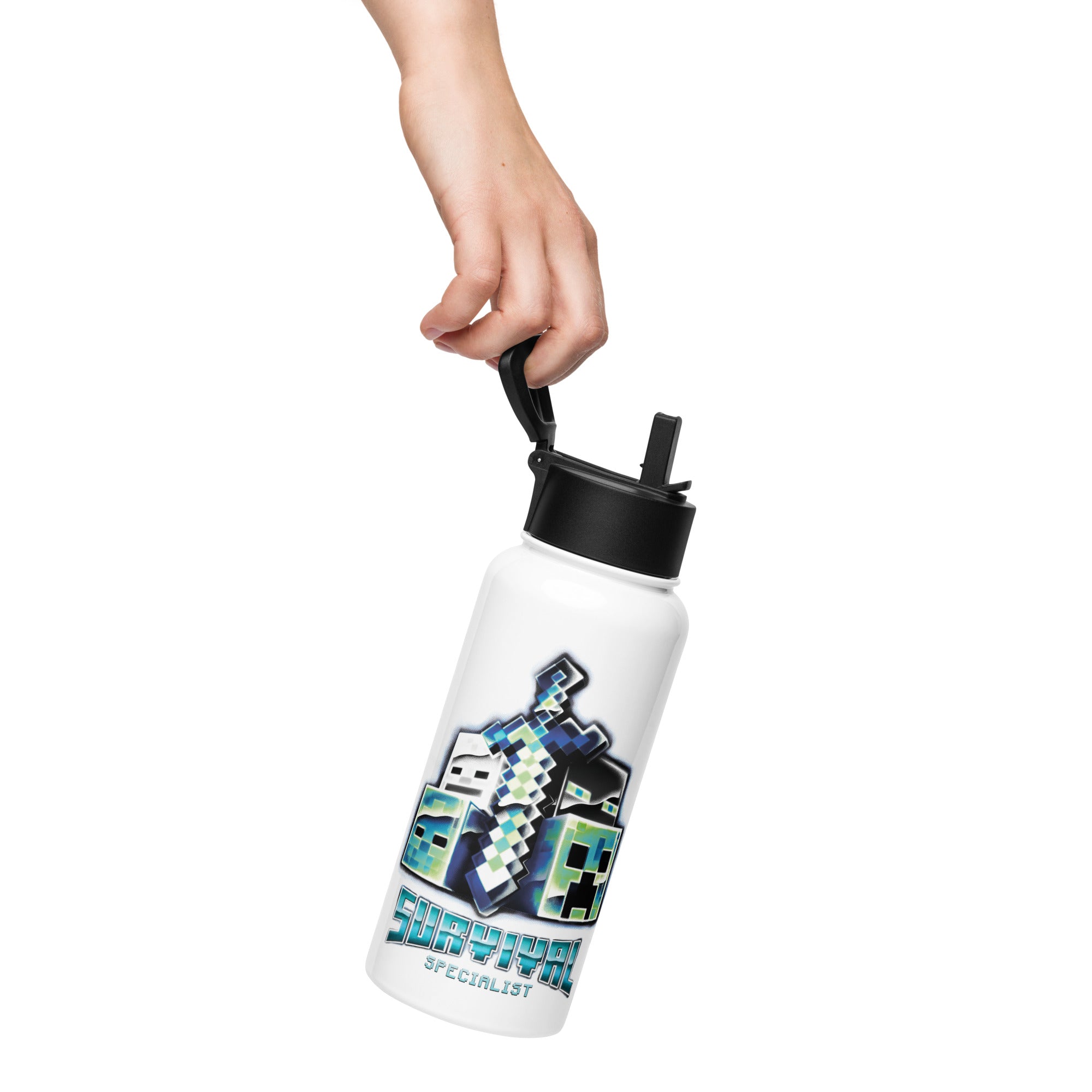 Alternative view of Minecraft Water Bottle Survival Specialist