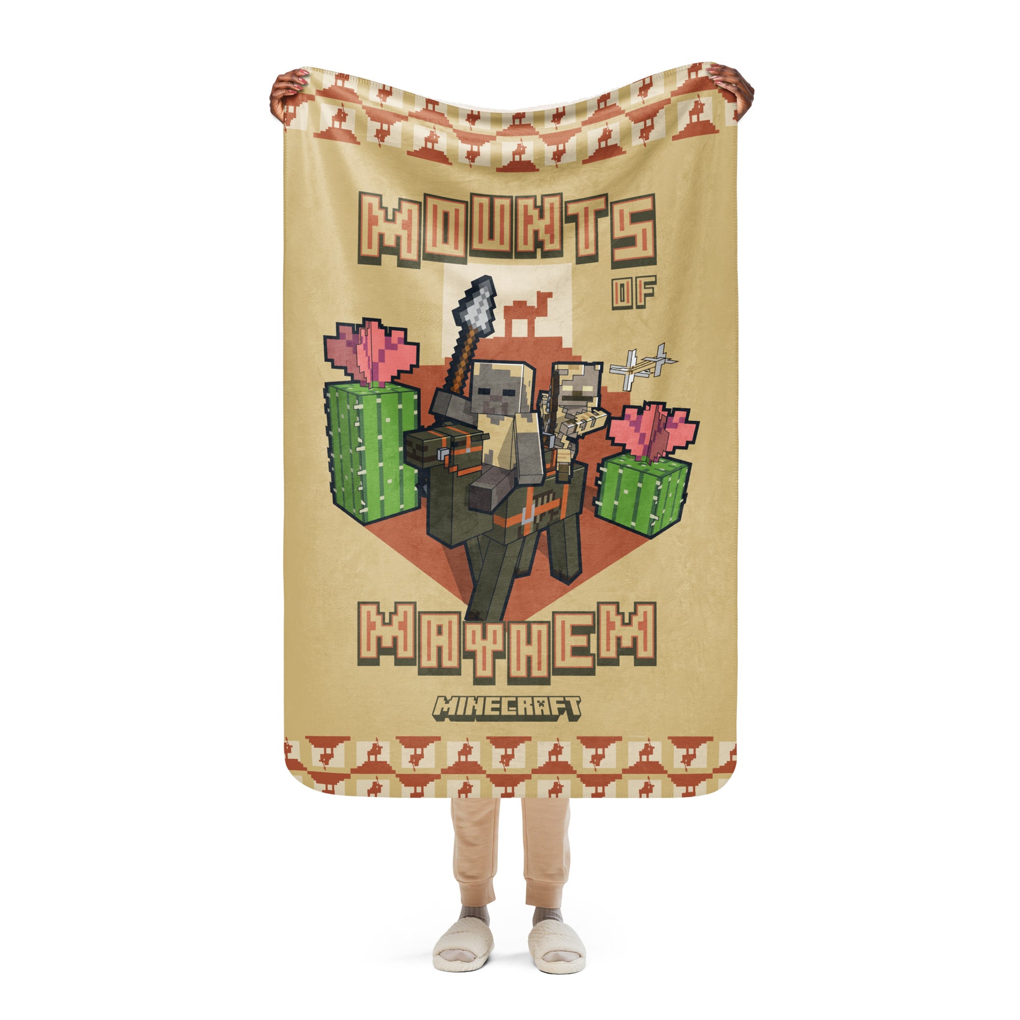 Alternative view of Minecraft Sherpa Blanket Mounts of Mayhem