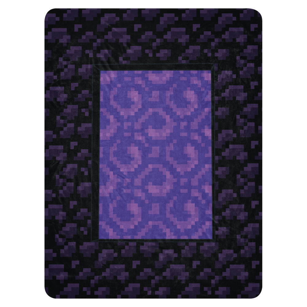 Minecraft Nether Portal Sherpa Blanket - Image 7