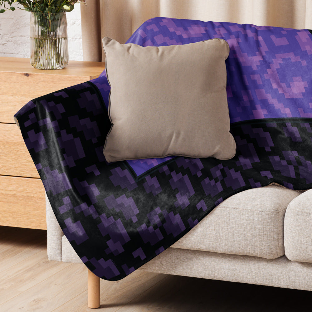 Minecraft Nether Portal Sherpa Blanket - Image 11