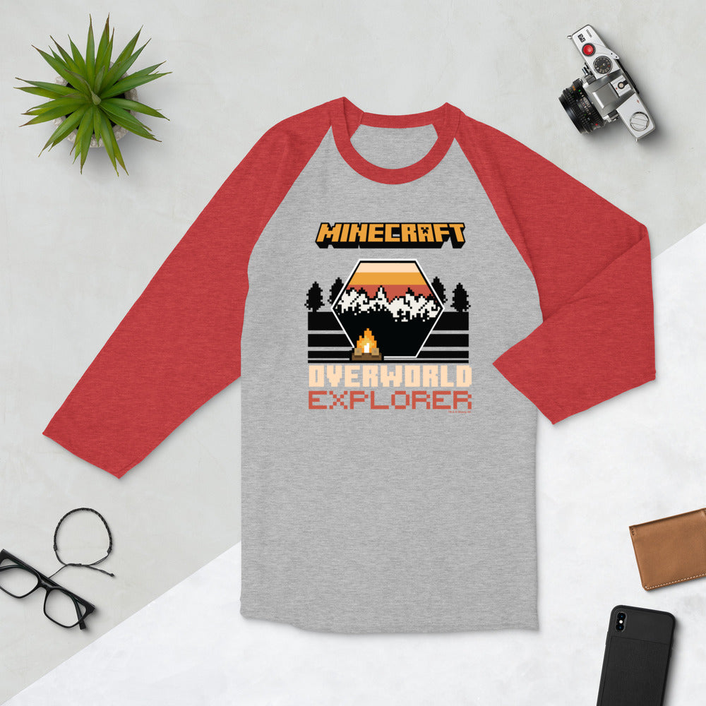 Minecraft Overworld Explorer Raglan - Image 3