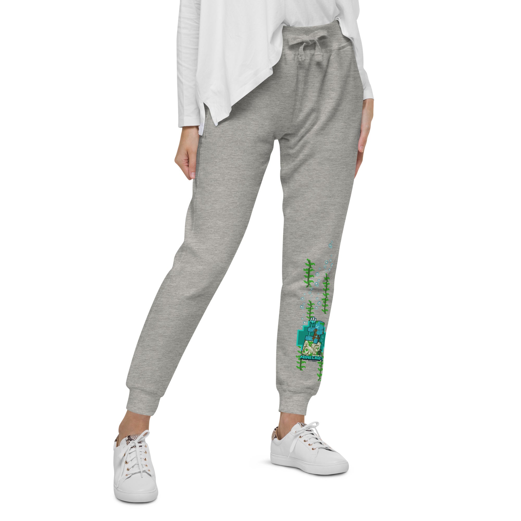 Alternative view of Minecraft Joggers Drowned But Not Out