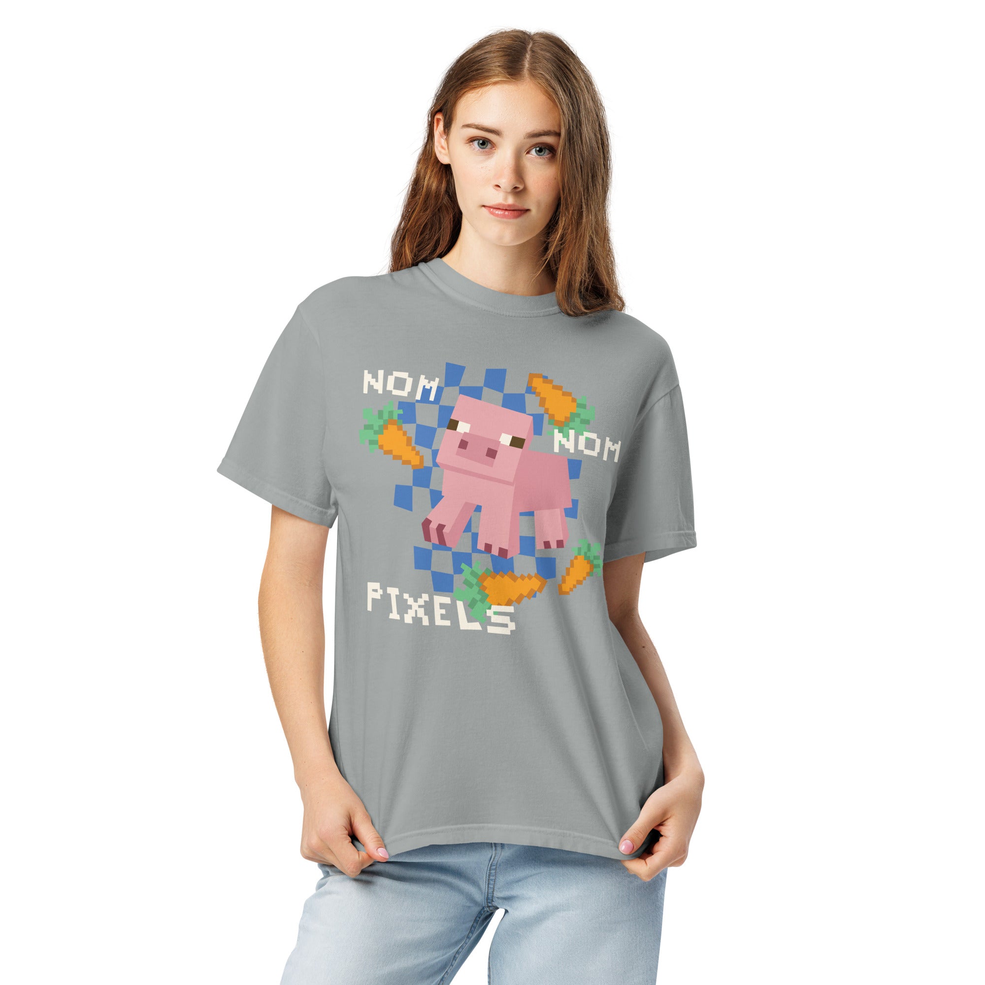 Minecraft Comfort Colors T-Shirt Nom Pixels - Image 3