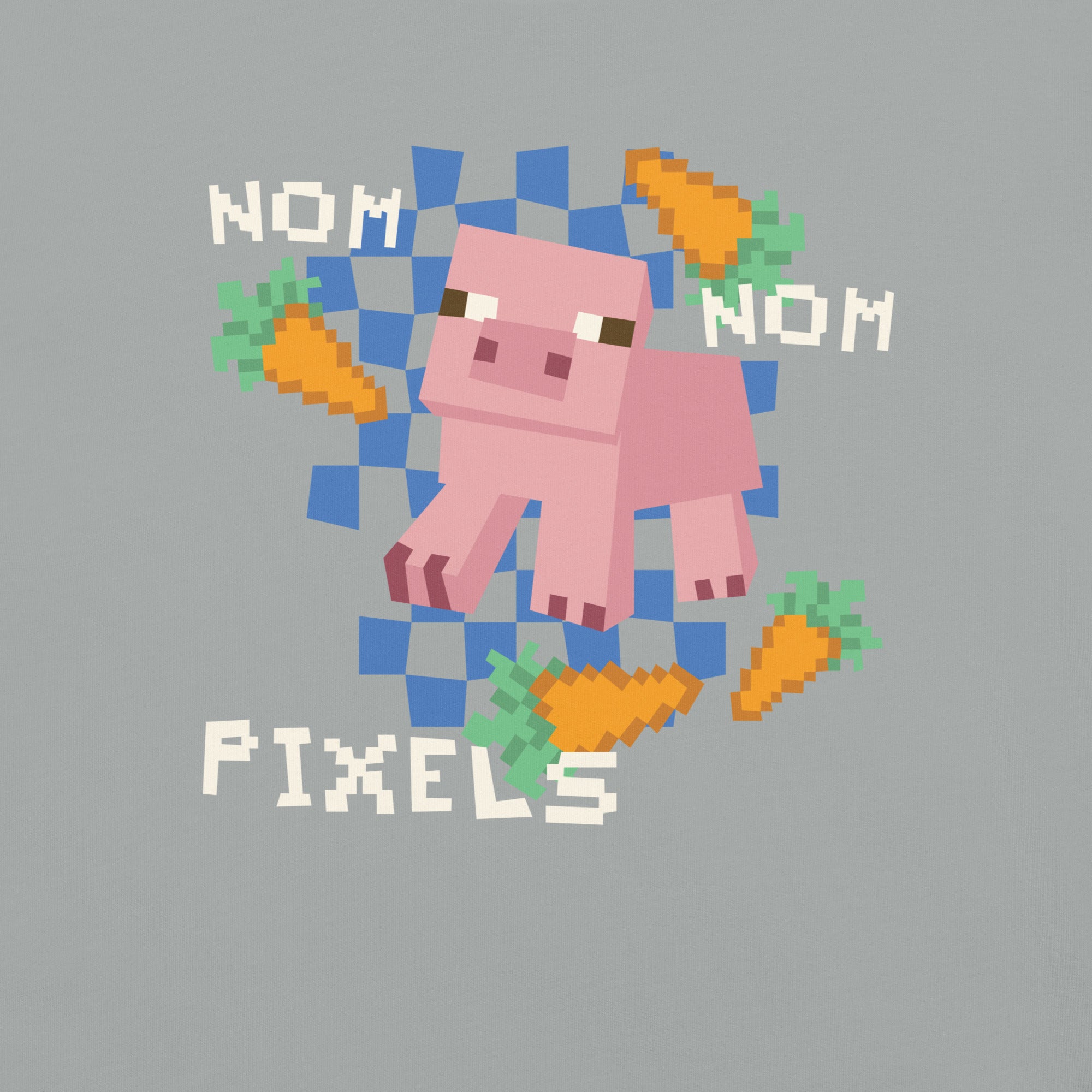 Alternative view of Minecraft Comfort Colors T-Shirt Nom Pixels
