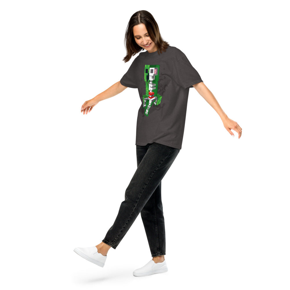 Minecraft Creeper Skeleton Unisex Comfort Colors T-Shirt - Image 5