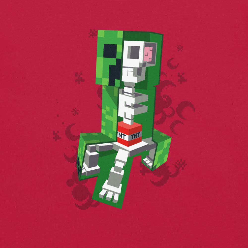 Minecraft Creeper Skeleton Unisex Comfort Colors T-Shirt - Image 14