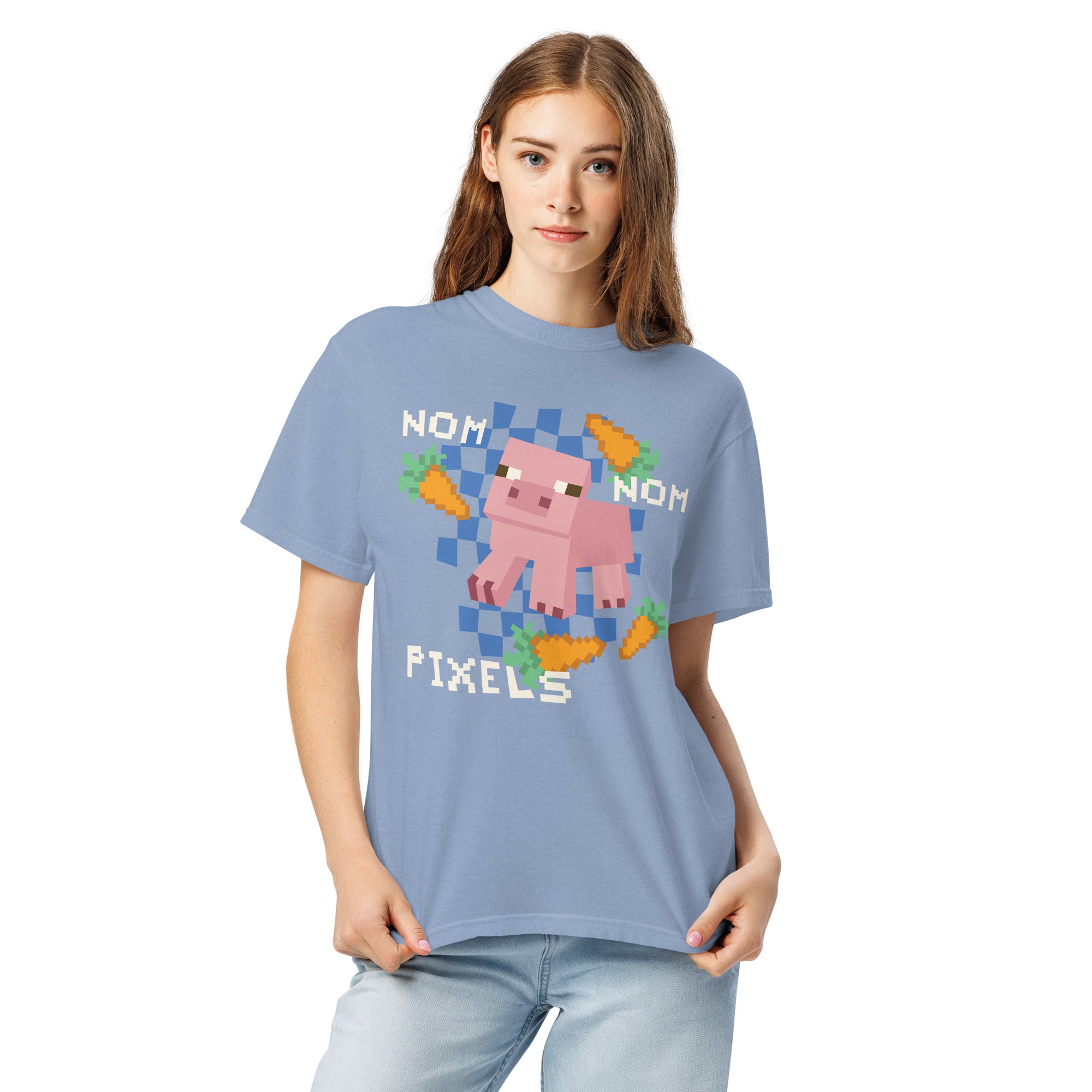 Minecraft Comfort Colors T-Shirt Nom Pixels - Image 7