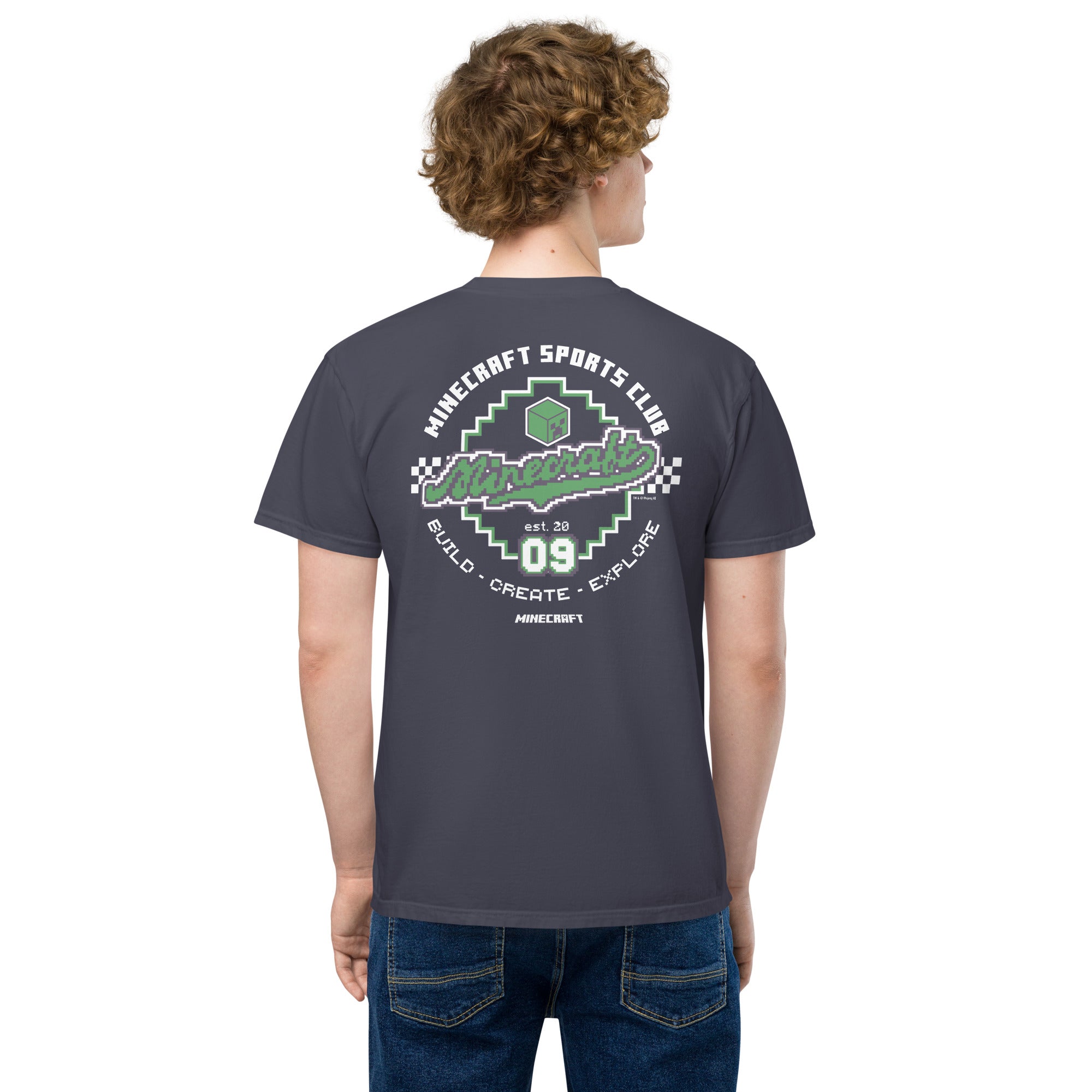 Alternative view of Minecraft Pocket T-Shirt Sport Club